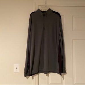 PGA Tour Grey and Black Quarter Zip